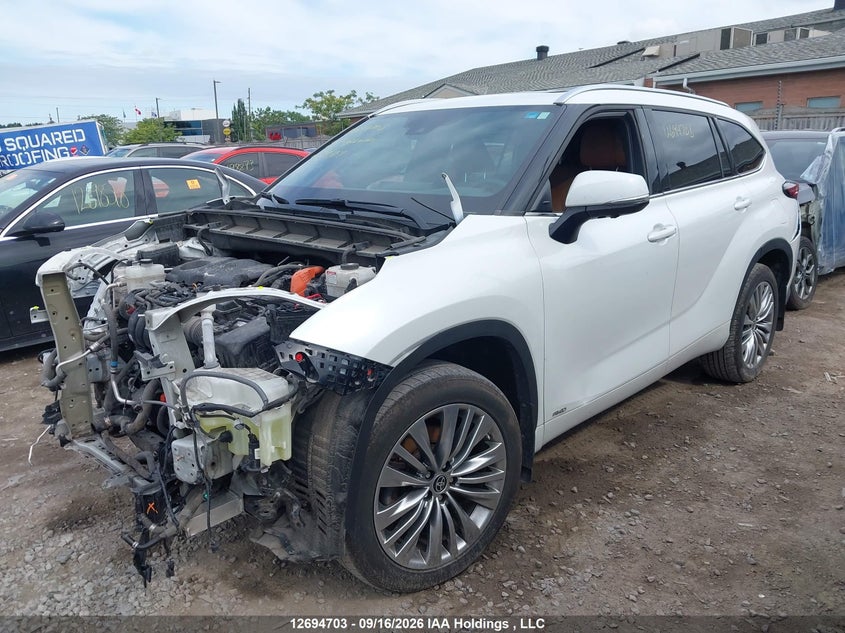 Vin: 5tdebrch7ps575709, lot: 3099687, toyota highlander 20232