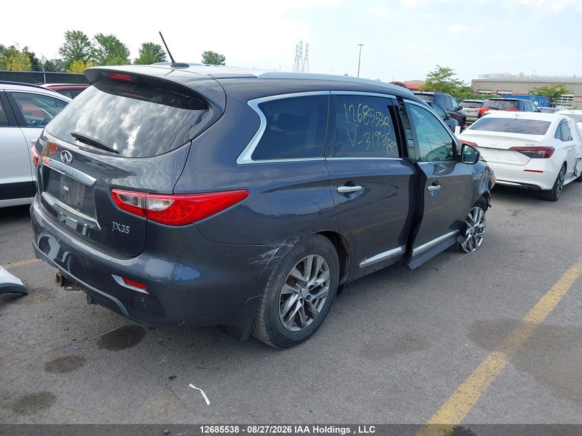 Vin: 5n1al0mm6dc319380, lot: 3099720, infiniti jx35 20134