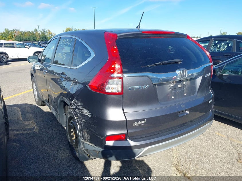 Vin: 2hkrm4h45fh109673, lot: 3099731, honda cr-v se 20153