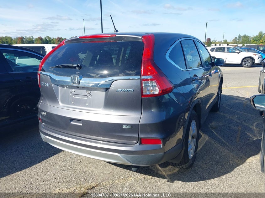 Vin: 2hkrm4h45fh109673, lot: 3099731, honda cr-v se 20154