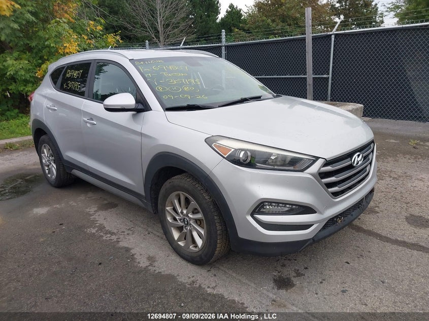 2017 Hyundai Tucson Premium, Лівий бік, IAAI, VIN KM8J33A49HU307195