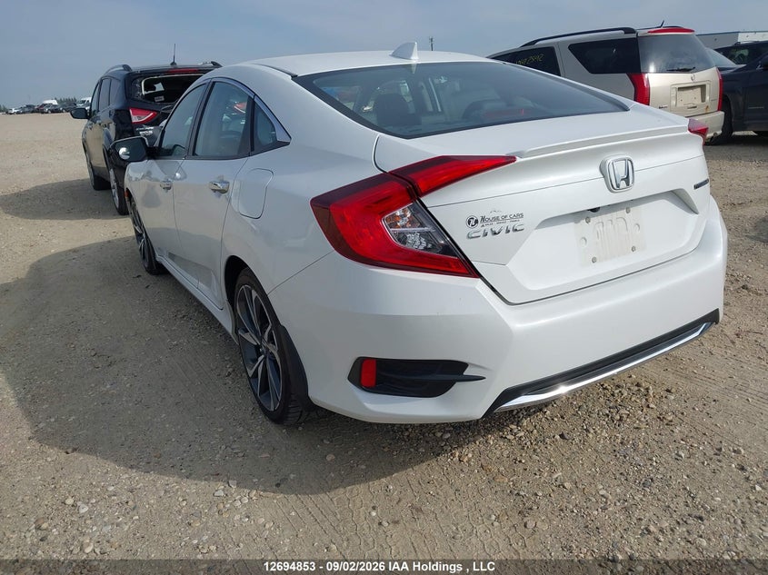 Vin: 2hgfc1f97lh100546, lot: 3099865, honda civic touring 20203