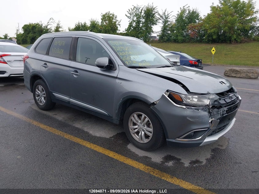 2017 Mitsubishi Outlander Se, Front, IAAI, VIN JA4JZ3AX6HZ602488