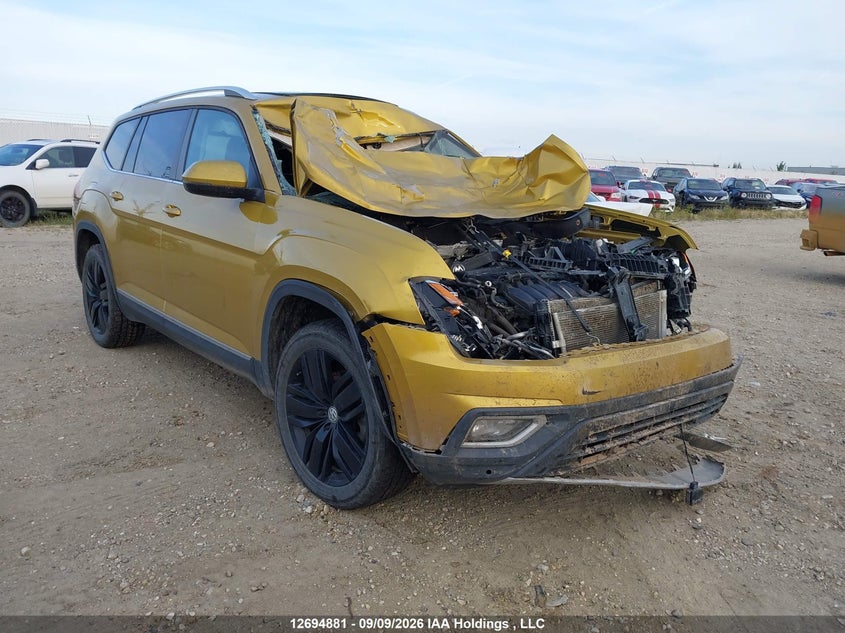 2018 Volkswagen Atlas Sel, Front, IAAI, VIN 1V2MR2CA9JC511387