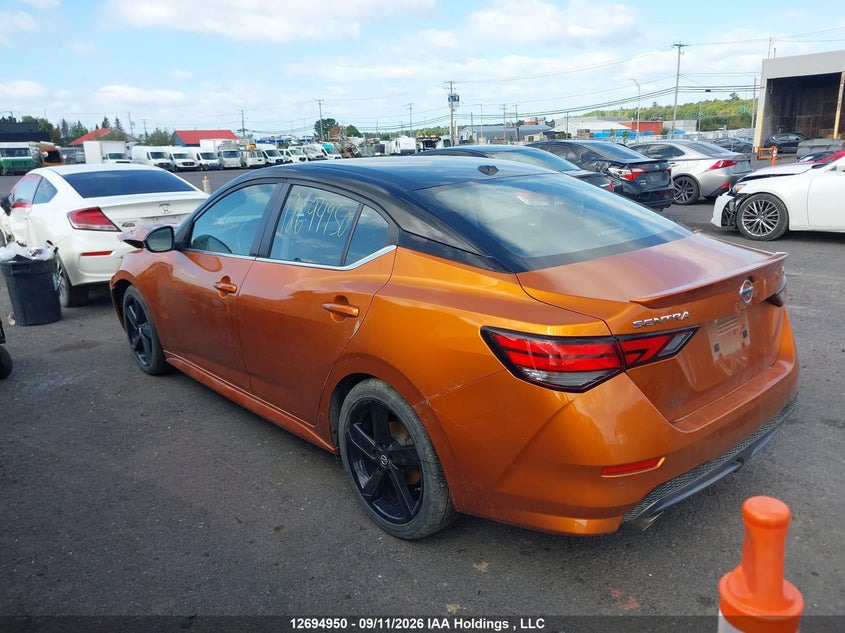 Vin: 3n1ab8dv4ny286387, lot: 3099962, nissan sentra sr/sr midnight edition 20223