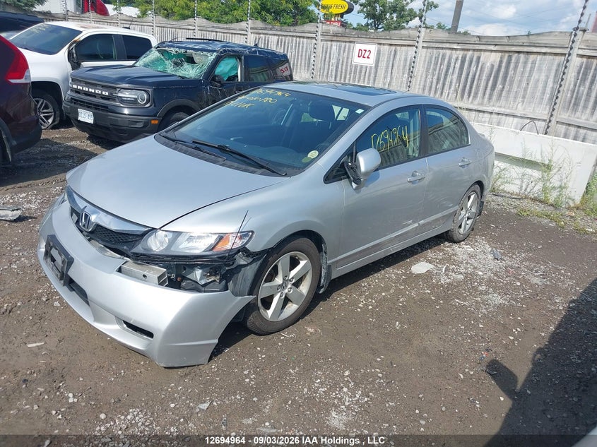 2011 Honda Civic, Left Side, IAAI, VIN 2HGFA1F69BH010180 — photo 2