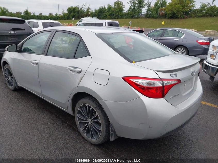 Vin: 2t1burhe1ec048640, lot: 3099981, toyota corolla s 20143