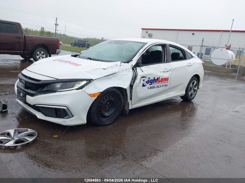 2019 Honda Civic, Лівий бік, IAAI, VIN 2HGFC2F56KH012492 — фото 2