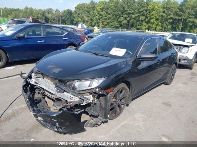 Vin: 2hgfc2f86kh018688, lot: 3100005, honda civic sport 20193