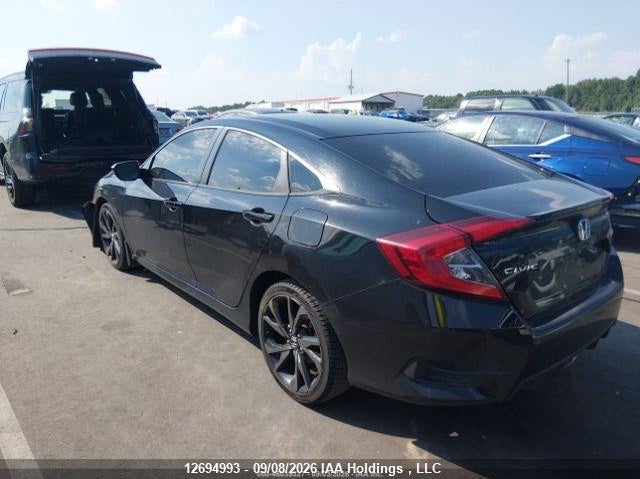 Vin: 2hgfc2f86kh018688, lot: 3100005, honda civic sport 20194