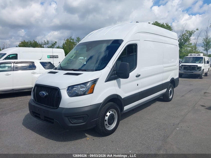 2024 Ford Transit, Правий зад, IAAI, VIN 1FTBR1X82RKB23445 — фото 2