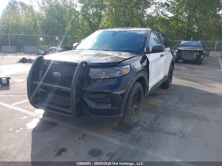 Vin: 1fm5k8ab0mgb25703, lot: 3100063, ford explorer police interceptor 20212