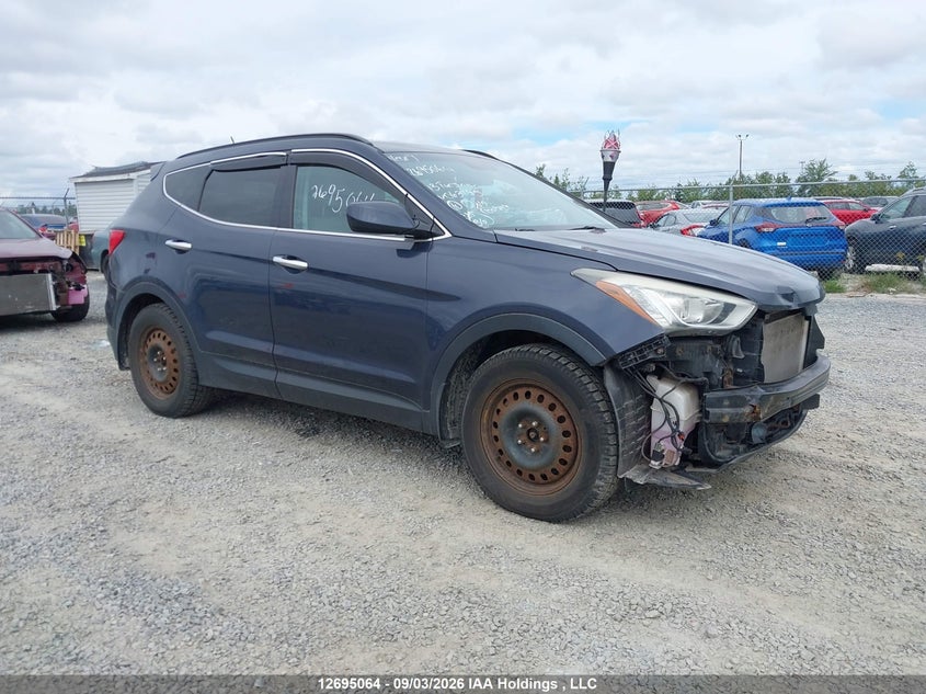 2013 Hyundai Santa Fe Sport 2.4 Premium, Удар спереди, IAAI, VIN 5XYZUDLB3DG063495