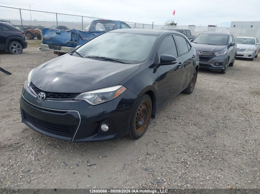 2014 Toyota Corolla, Левый бок, IAAI, VIN 2T1BURHE4EC094849 — фото 2