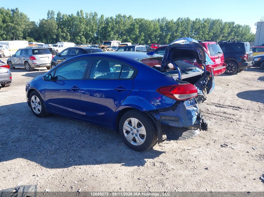Vin: 3kpfl4a75he052439, lot: 3100087, kia forte 20173