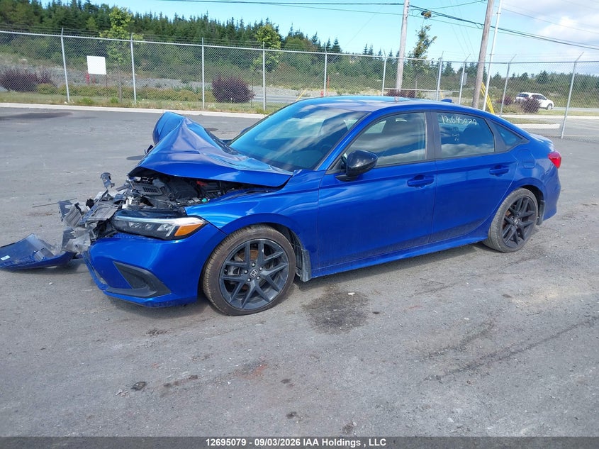 Vin: 2hgfe2f50nh114790, lot: 3100091, honda civic sport 20222