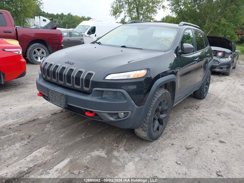 Vin: 1c4pjmbs6fw618608, lot: 3100094, jeep cherokee trailhawk 20152