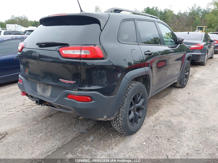 Vin: 1c4pjmbs6fw618608, lot: 3100094, jeep cherokee trailhawk 20154