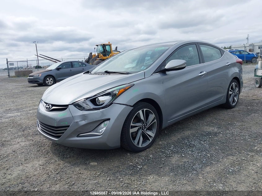 Vin: kmhdh4ah3fu450468, lot: 3100100, hyundai elantra limited 20152