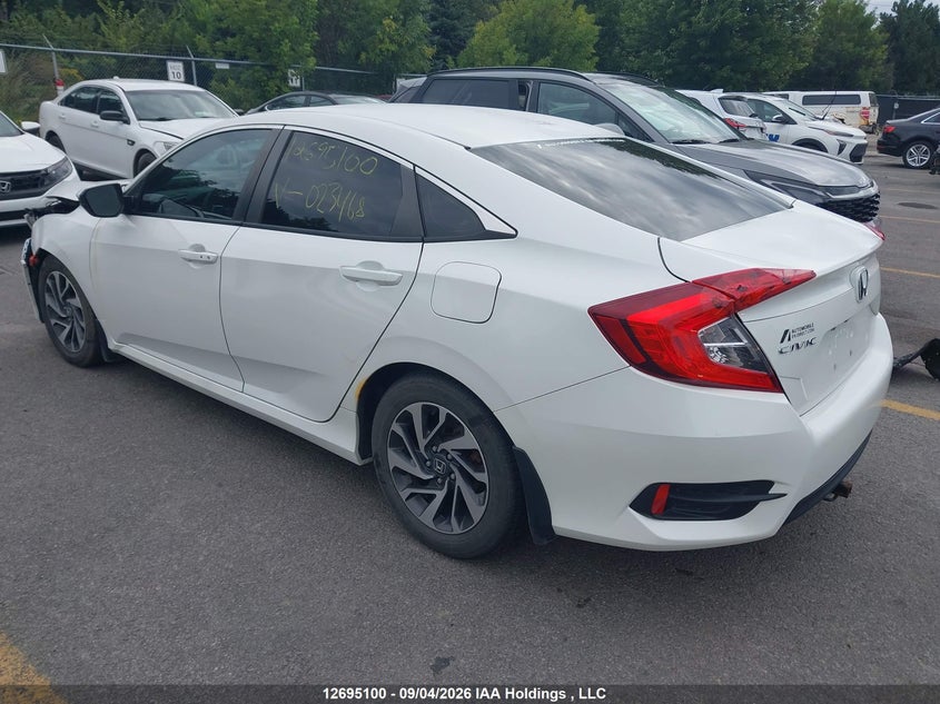 Vin: 2hgfc2f85hh023468, lot: 3100113, honda civic ex 20173