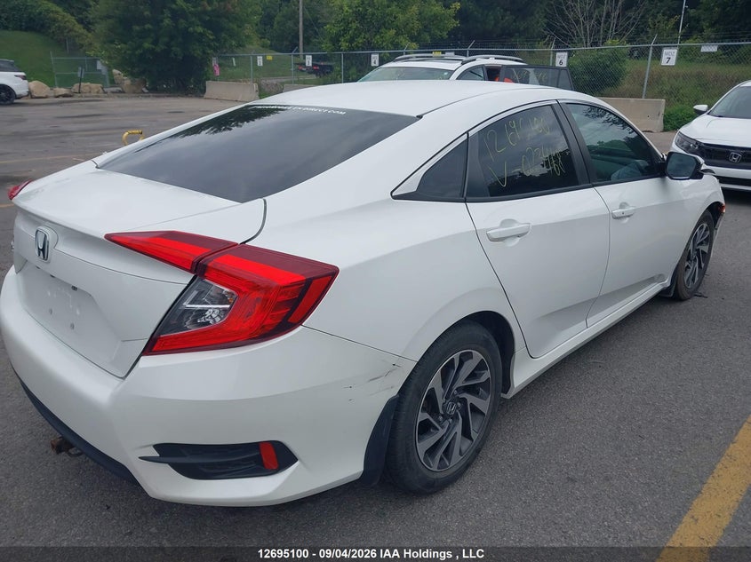 Vin: 2hgfc2f85hh023468, lot: 3100113, honda civic ex 20174