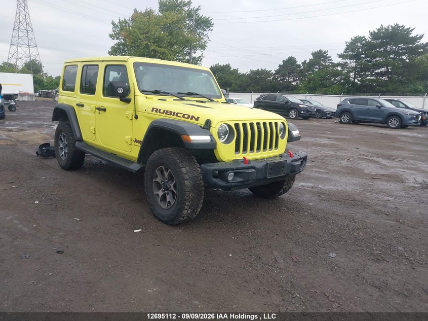 2023 Jeep Wrangler Rubicon, Rear, IAAI, VIN 1C4HJXFN1PW545336