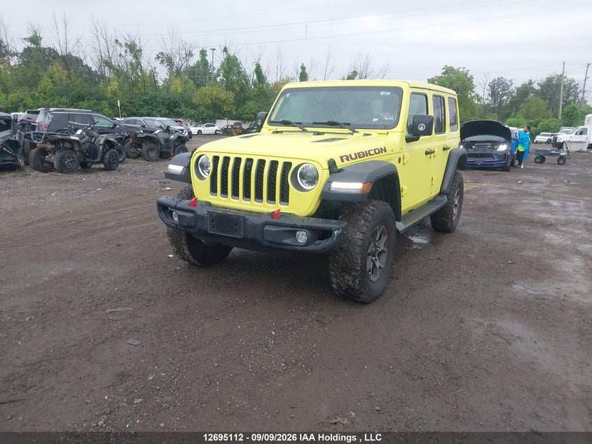 2023 Jeep Wrangler Rubicon, Удар ззаду, IAAI, VIN 1C4HJXFN1PW545336 — фото 2