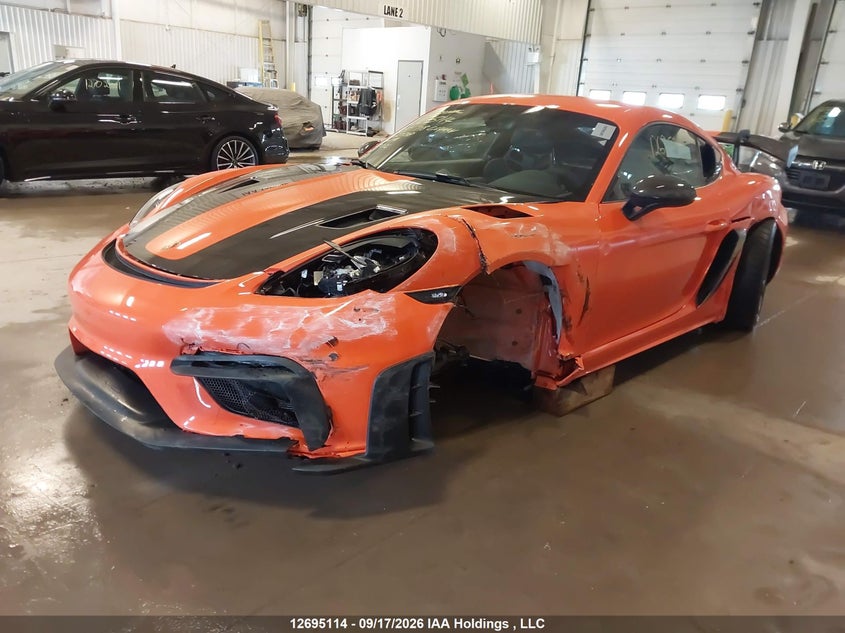 Vin: wp0ae2a86sk271738, lot: 3100139, porsche 718 cayman gt4 rs 20252