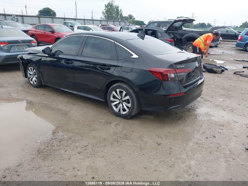 Vin: 2hgfe2f29sh107628, lot: 3100144, honda civic 20253