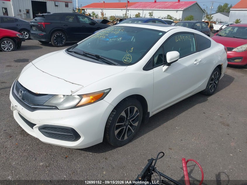 2015 Honda Civic, Удар ззаду, IAAI, VIN 2HGFG3B59FH002528 — фото 2