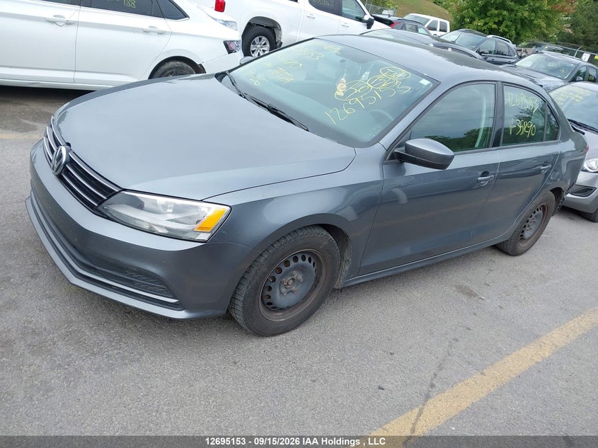 2017 Volkswagen Jetta, Лівий зад, IAAI, VIN 3VW2B7AJ0HM351290 — фото 2