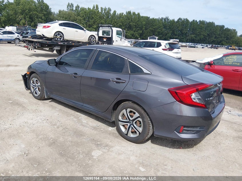 Vin: 2hgfc2f52jh005022, lot: 3100190, honda civic lx 20183