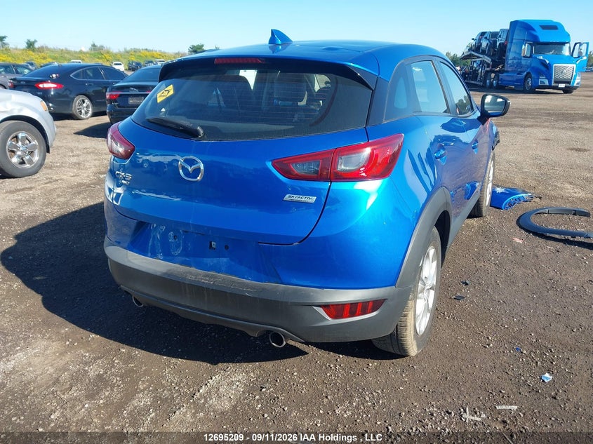 Vin: jm1dkbc78g0111311, lot: 3100236, mazda cx-3 touring 20164