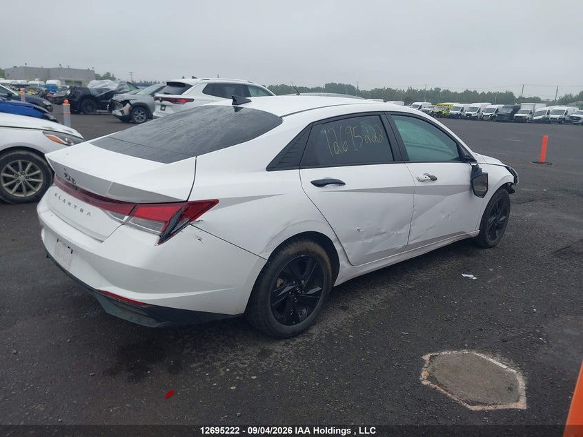 Vin: kmhlm4ag2nu230672, lot: 3100249, hyundai elantra preferred ivt 20224