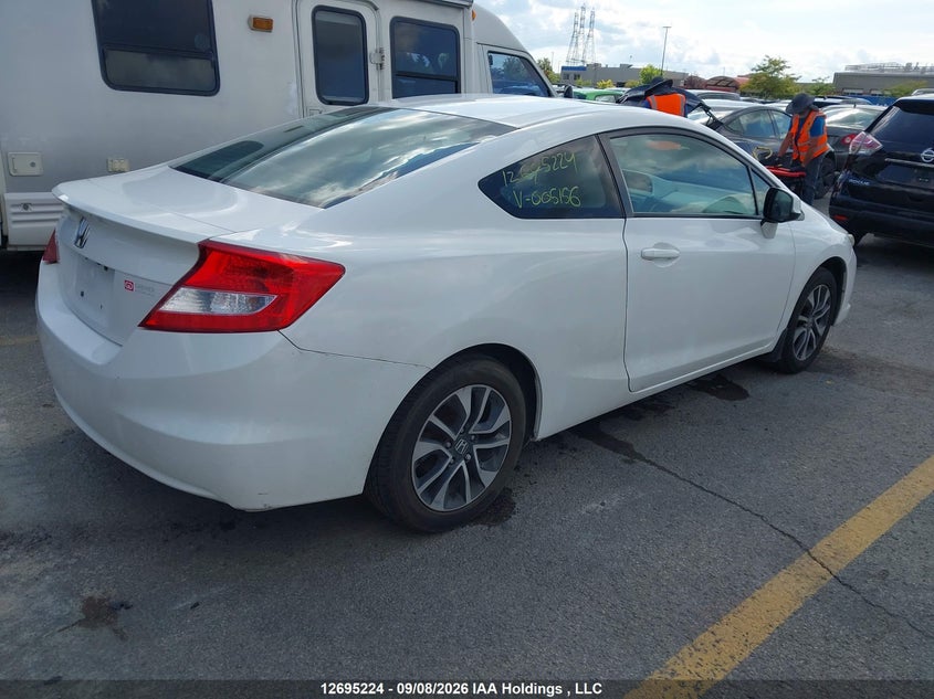 Vin: 2hgfg3b56dh005156, lot: 3100251, honda civic lx 20134