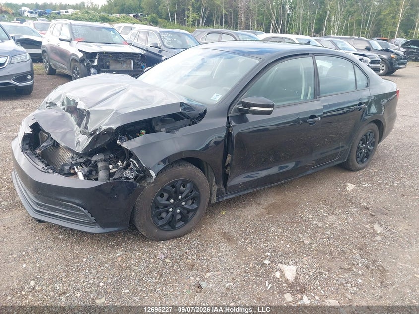 2015 Volkswagen Jetta, Удар спереду, IAAI, VIN 3VW2K7AJ7FM306568 — фото 2