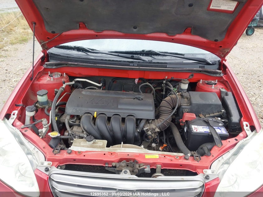 2003 TOYOTA COROLLA SEDAN 1.8L I-4 DOHC, VVT, REGULAR , 130HP