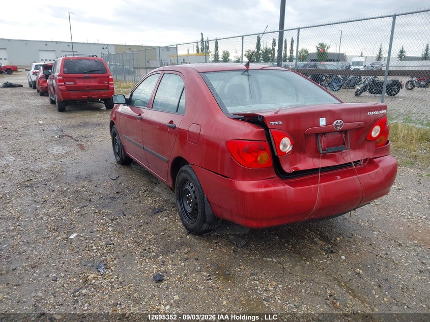 2003 TOYOTA COROLLA SEDAN 1.8L I-4 DOHC, VVT, REGULAR , 130HP