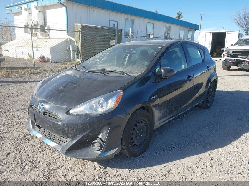 Vin: jtdkdtb31f1098979, lot: 3100390, toyota prius c 20152