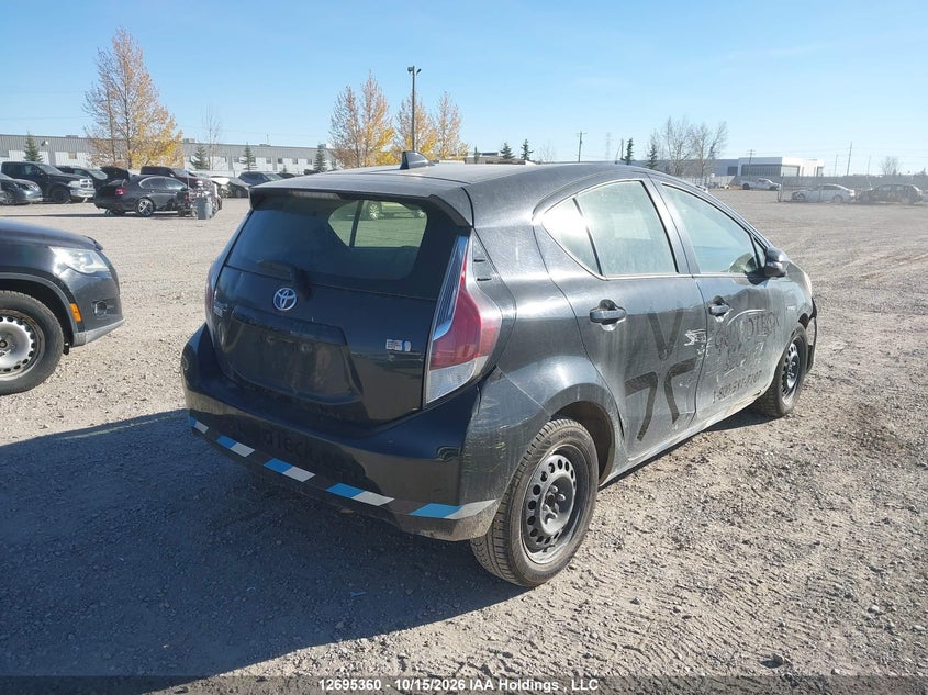 Vin: jtdkdtb31f1098979, lot: 3100390, toyota prius c 20154