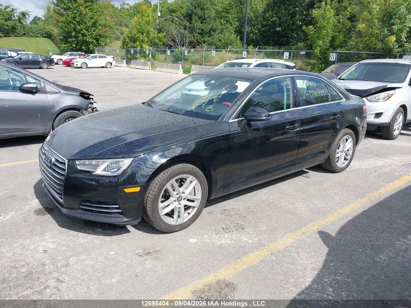 Vin: wauanaf48hn030705, lot: 3100439, audi a4 2.0t komfort 20172