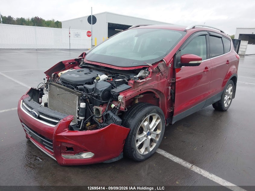 Vin: 1fmcu9j92fuc16576, lot: 3100449, ford escape titanium 20152