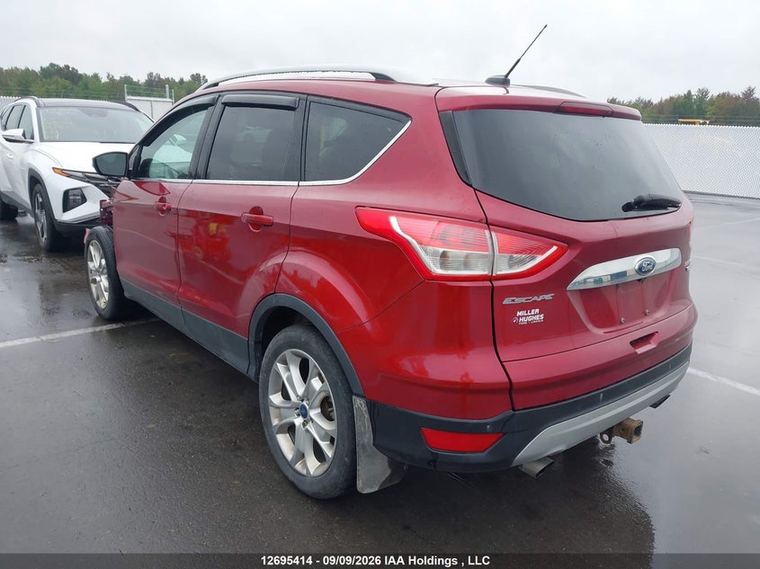 Vin: 1fmcu9j92fuc16576, lot: 3100449, ford escape titanium 20153