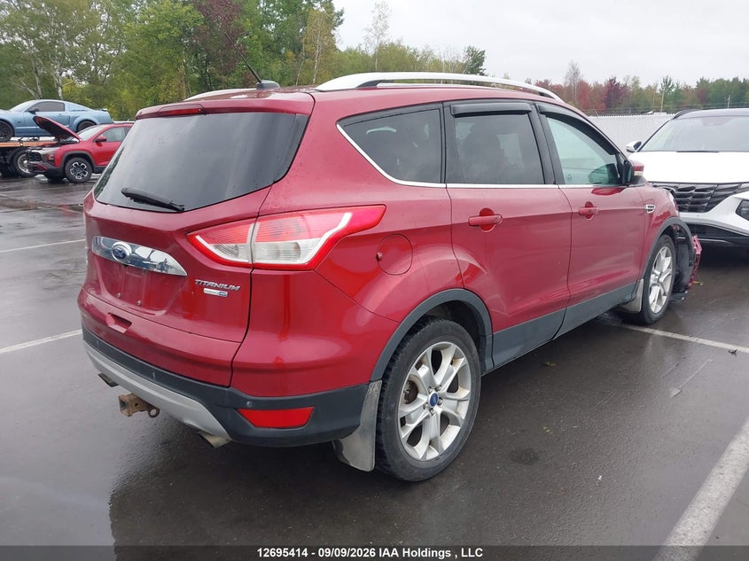 Vin: 1fmcu9j92fuc16576, lot: 3100449, ford escape titanium 20154