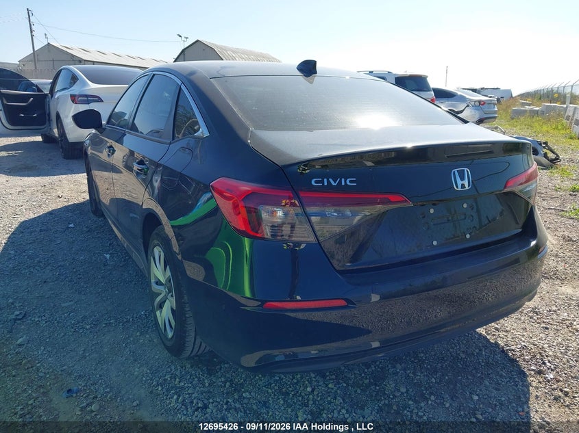 Vin: 2hgfe2f29nh121095, lot: 3100462, honda civic lx 20223