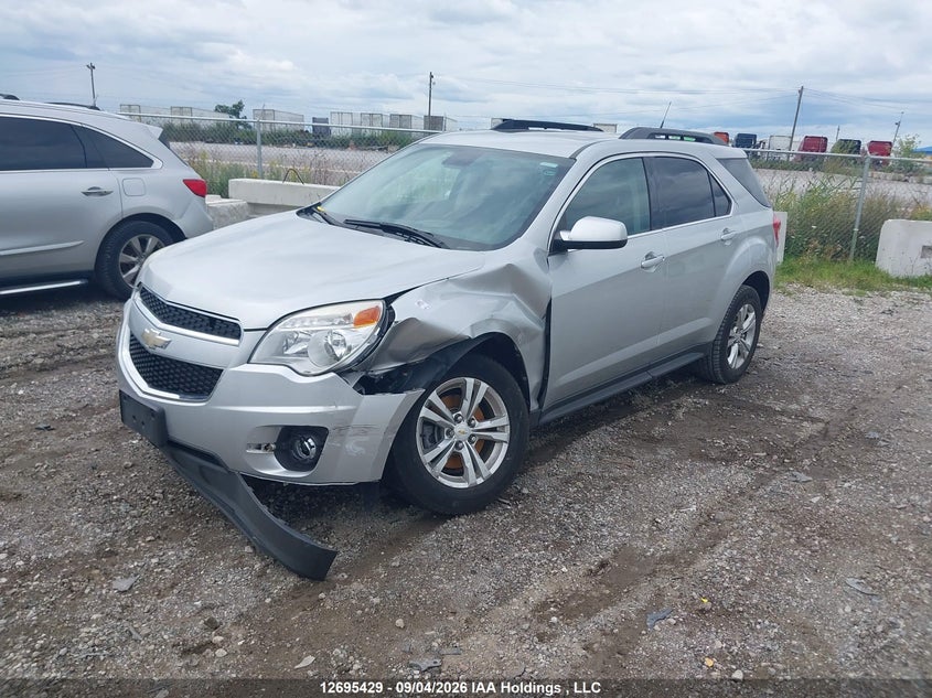 2012 Chevrolet Equinox, Удар спереду, IAAI, VIN 2GNALPEK5C1161295 — фото 2