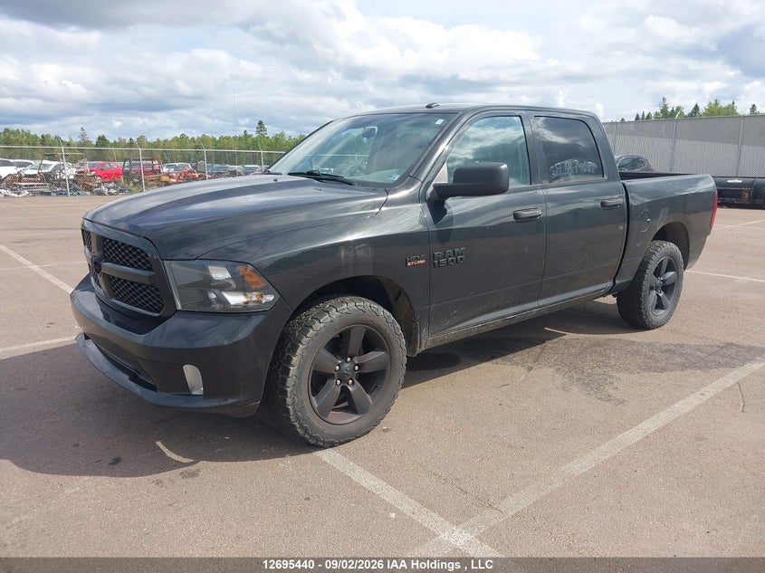 2017 RAM 1500, Rear, IAAI, VIN 3C6RR7KT8HG750726 — photo 2