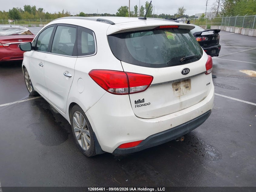 Vin: knahu8a38e7013024, lot: 3100511, kia rondo ex/ex luxury/se 20143