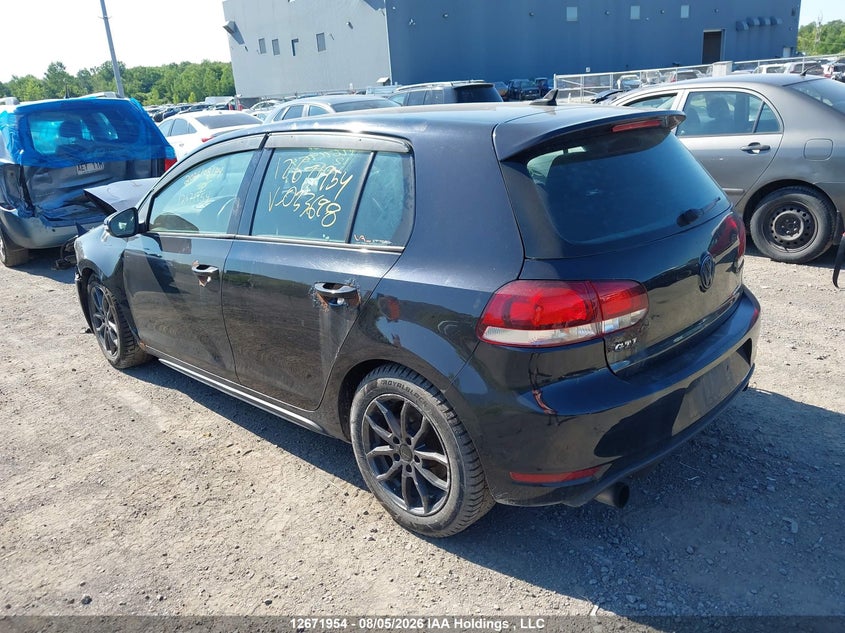 Vin: wvwgv7aj8cw033698, lot: 3100517, volkswagen golf gti 5-door 20123