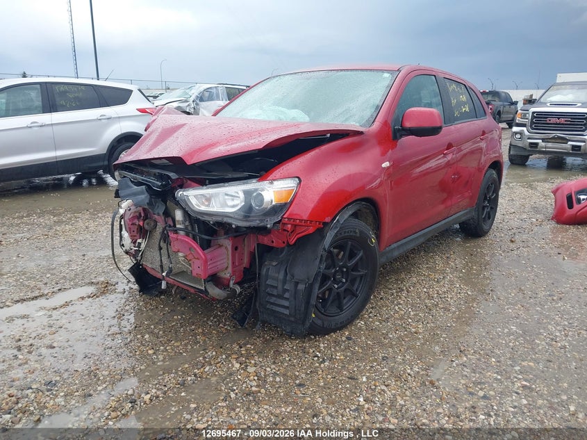 2014 Mitsubishi RVR, Удар спереду, IAAI, VIN 4A4AJ3AU0EE601190 — фото 2